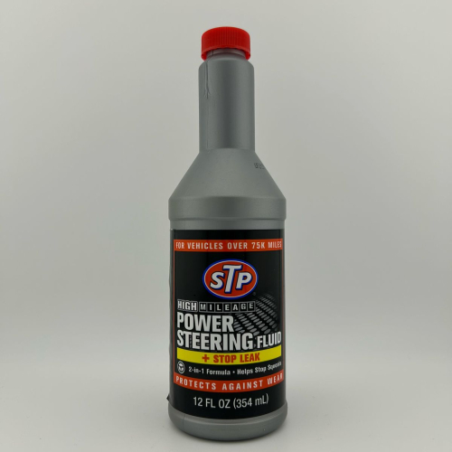STP Power Steering Fluid with Stop Leak 12oz