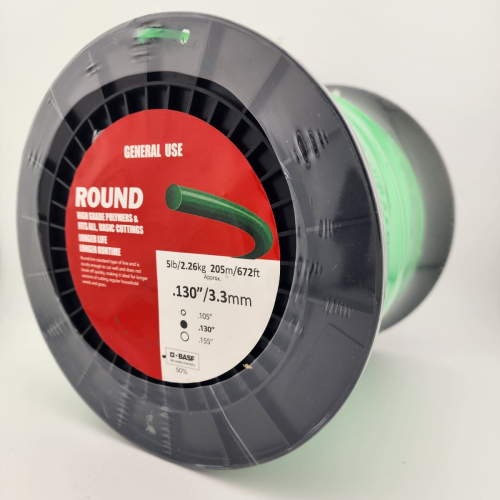 Round Green Trimmer Line 130/5Lbs 50%