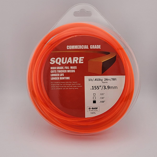 Square Orange Trimmer Line 155 / 1Lb 100%